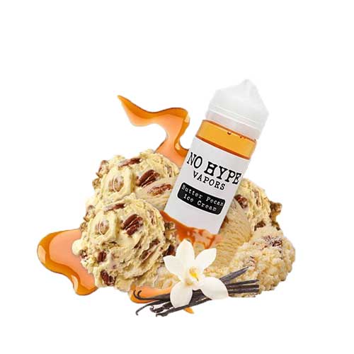Butter Pecan Ice Cream Salt - No Hype  Voopoo Vape No Hype Dubai