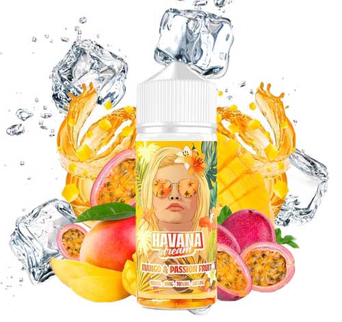 Mango Passion Fruit Ice - Havana Dream 120ml Voopoo Vape Havana Ejuice Mango Passion Fruit Ice - Havana Dream 120ml Voopoo Vape Havana Ejuice